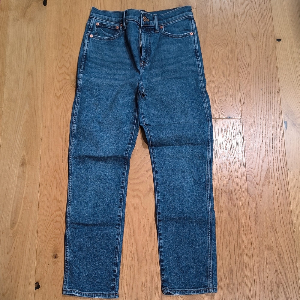 J. Crew Women's Straight Blue Jeans